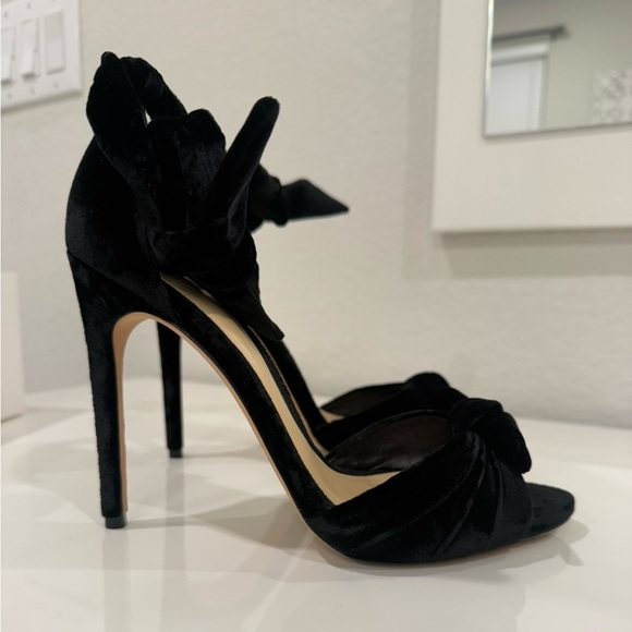 Alexandre Birman Shoes - Alexandre Birman Black Velvet Heels